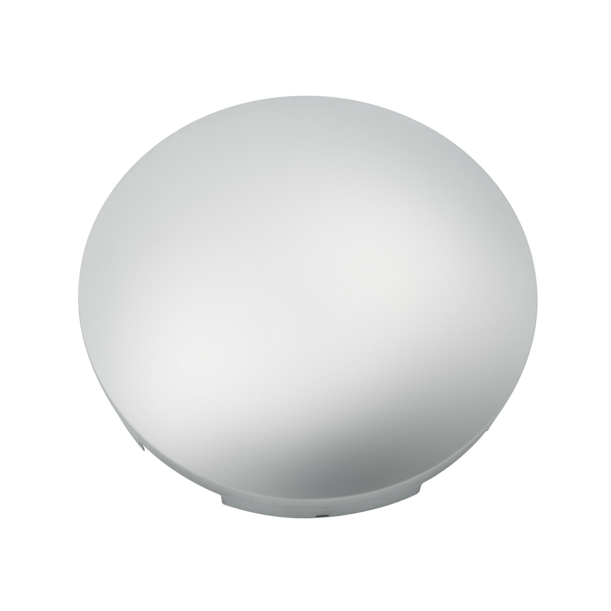 5 Even Notched Chrome Dome Front Hubcap - 3/4" Side Wall
