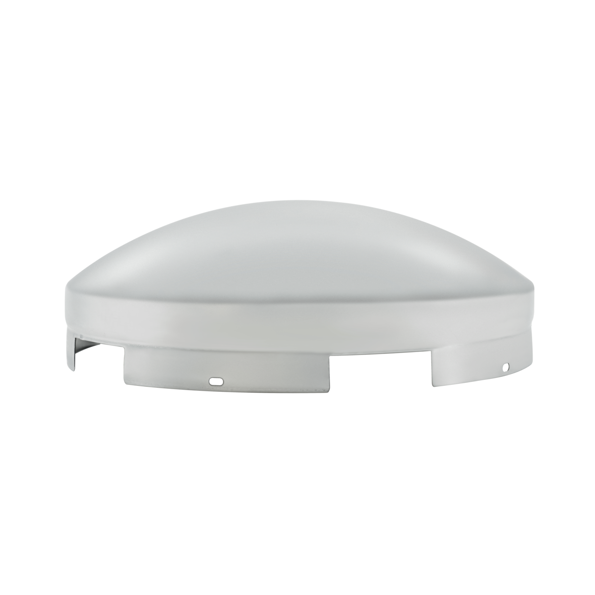 5 Even Notched Chrome Dome Front Hubcap - 3/4" Side Wall