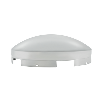 5 Even Notched Chrome Dome Front Hubcap - 3/4" Side Wall
