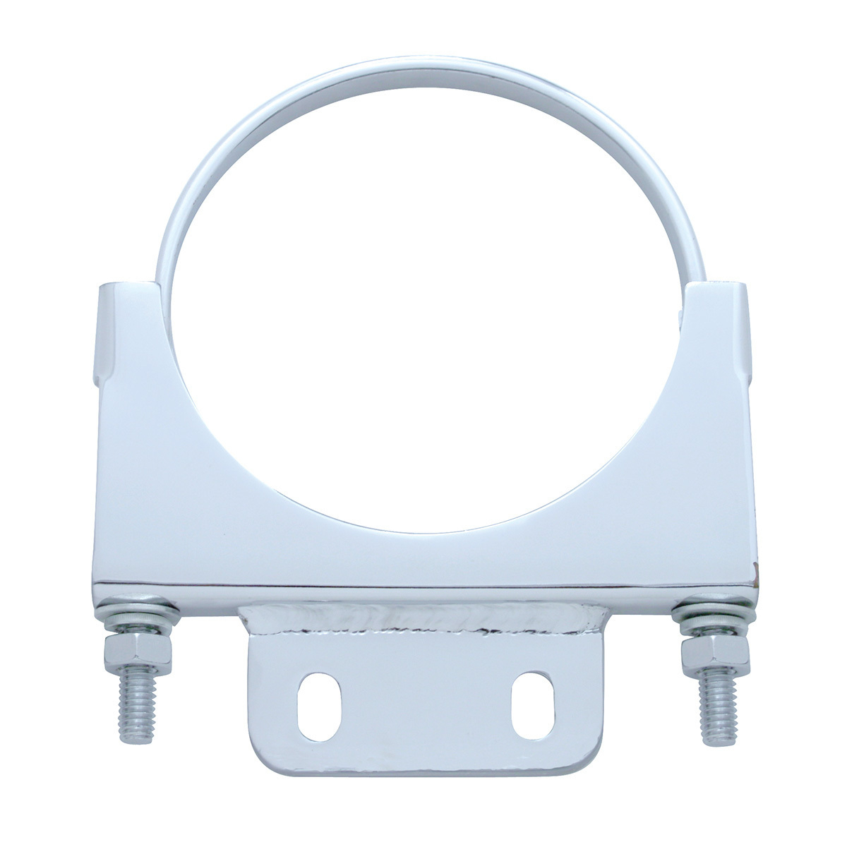 5" Chrome Cab Exhaust Clamp For Peterbilt