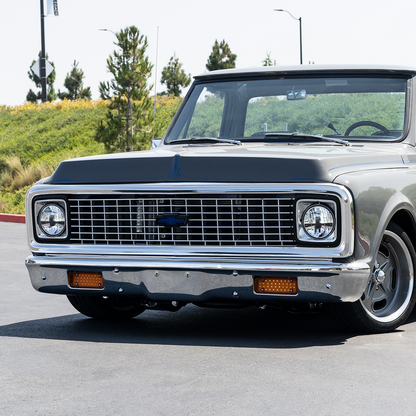 Anodized Aluminum Headlight Bezel For 1969-72 Chevy Truck - R/H