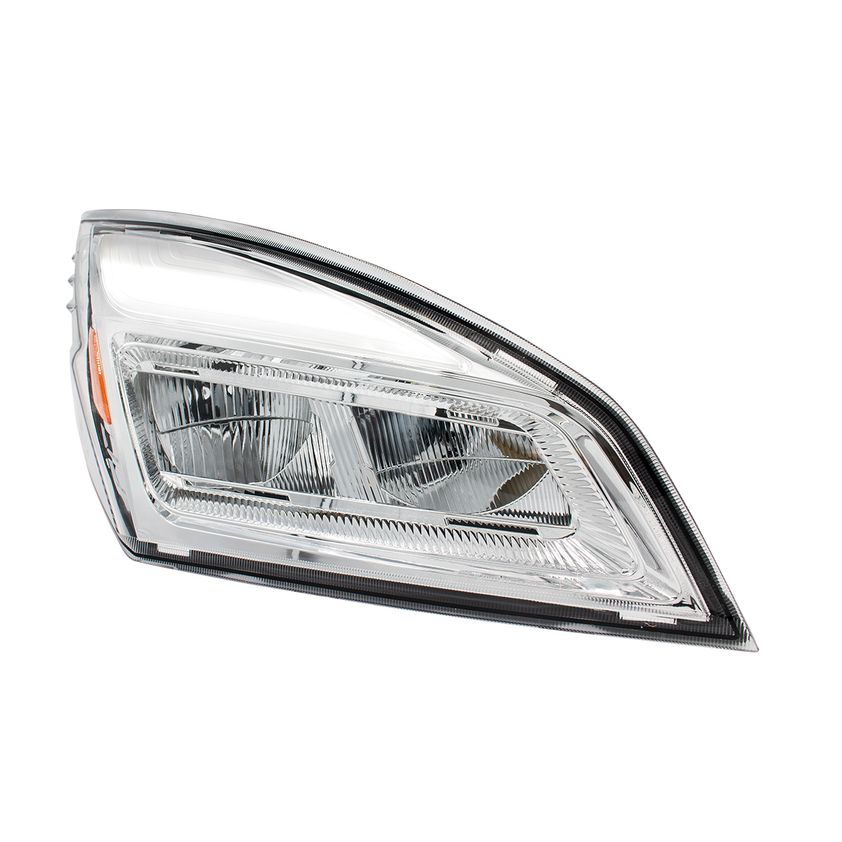 High Power Chrome LED Headlight For 2018-2024 Freightliner Cascadia-Driver and Passenger (2pcs)