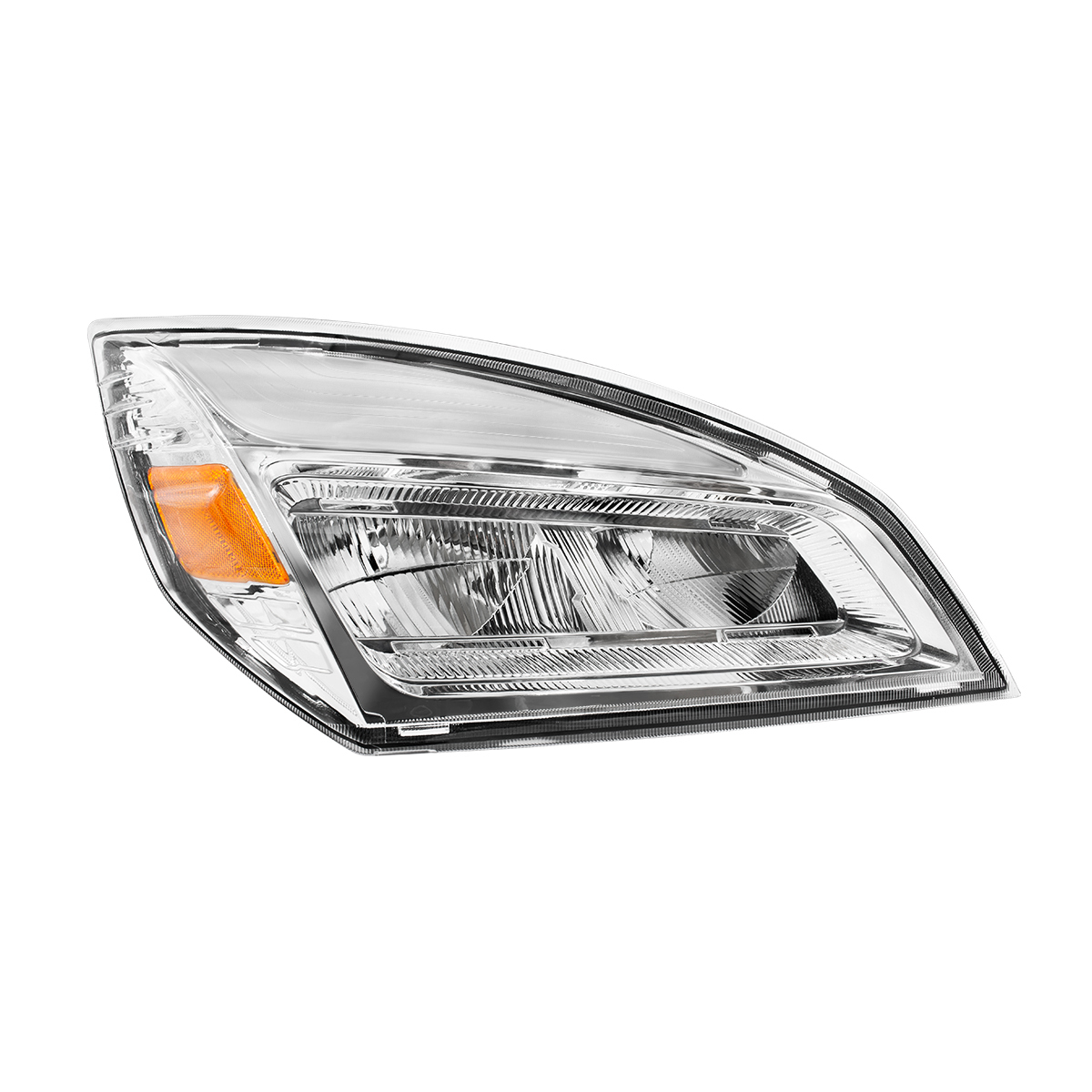 High Power Chrome LED Headlight For 2018-2024 Freightliner Cascadia-Driver and Passenger (2pcs)