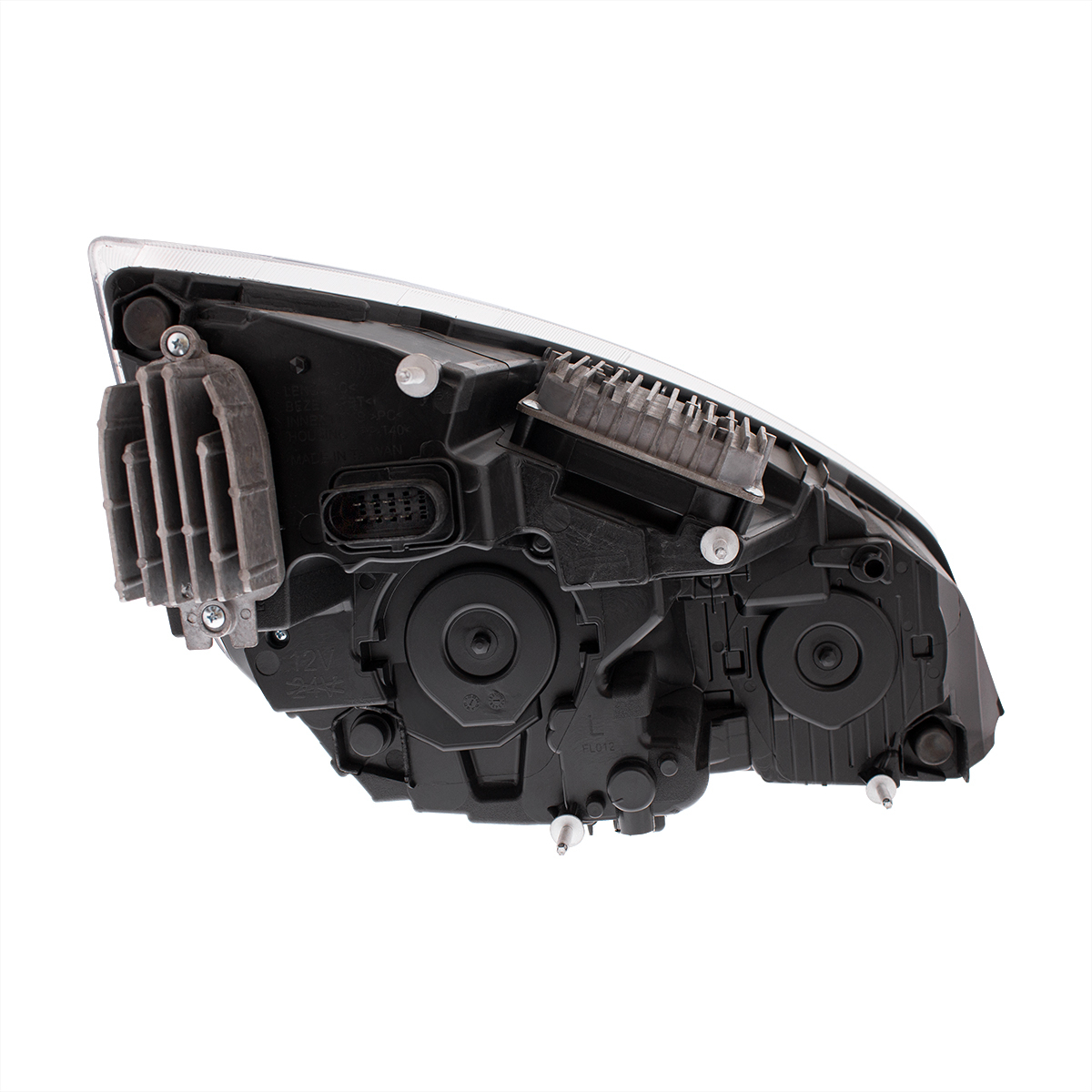 High Power Chrome LED Headlight For 2018-2024 Freightliner Cascadia-Driver and Passenger (2pcs)