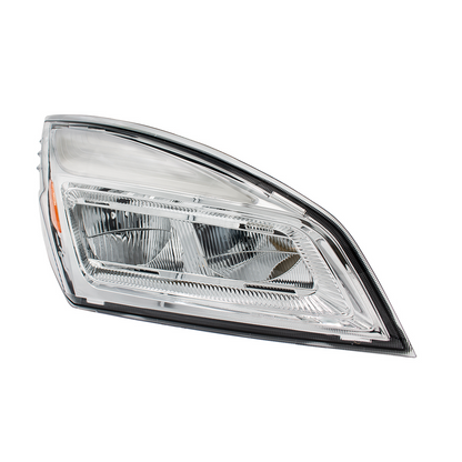 High Power Chrome LED Headlight For 2018-2024 Freightliner Cascadia-Driver and Passenger (2pcs)