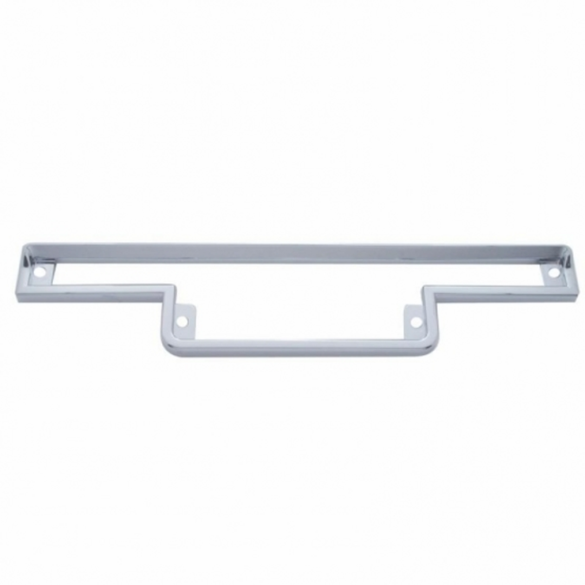Chrome Plastic Warning Light Panel Bezel With Visor For 1990-2000 Peterbilt 379/378/377