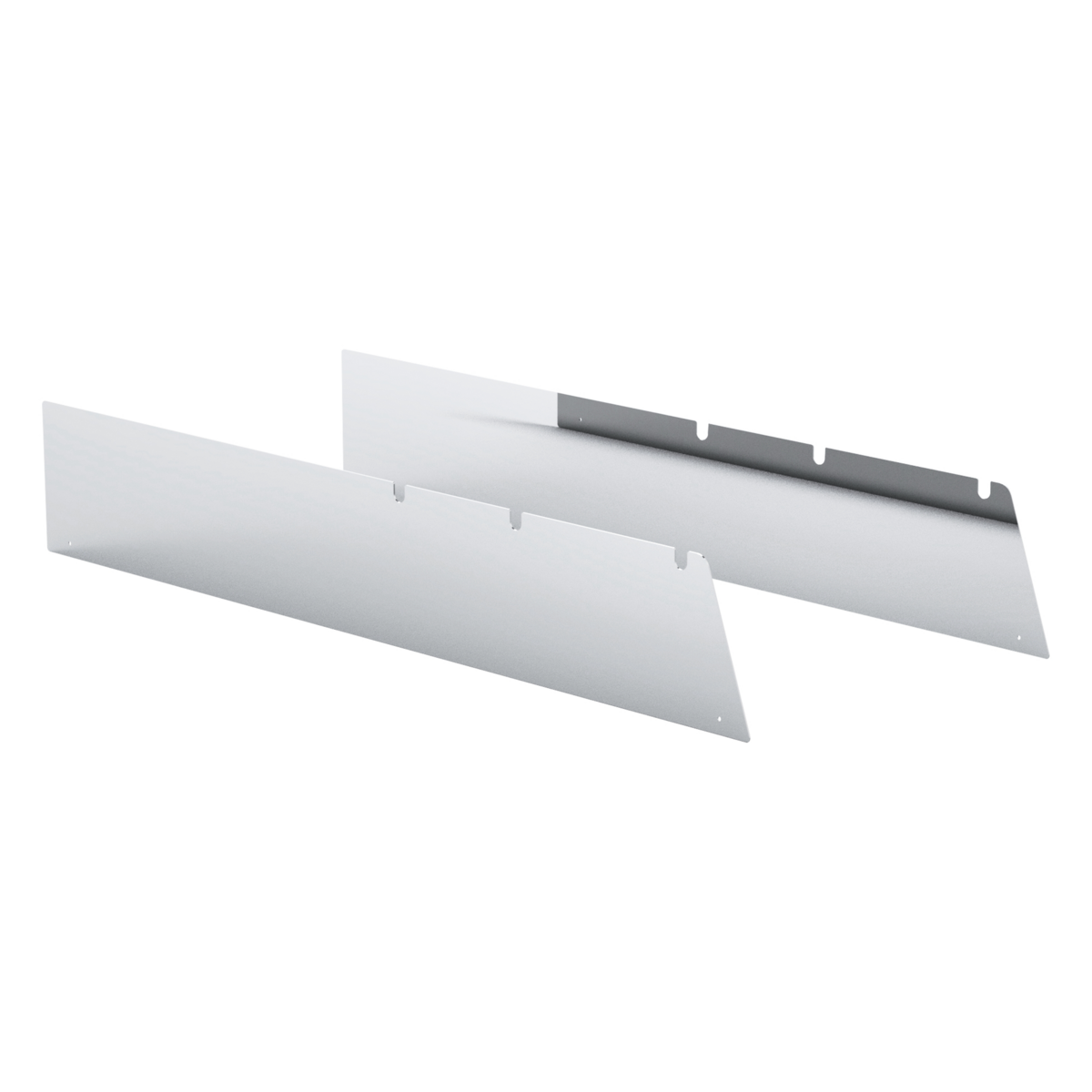 430 Stainless Steel 5" Chop Top Window Trim For 1998-2001 International 4700 (Pair)