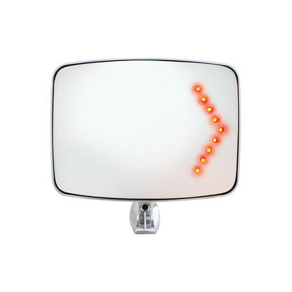 Exterior Mirror With Convex Mirror And LED Turn Signal For 1973-87 Chevy & GMC Truck - R/H