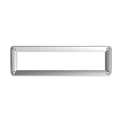Chrome Plastic A/C Control Bezel