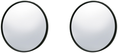 5" Black Smooth Mirror Head For 1947-1972 Chevrolet & GMC Truck (2pcs)
