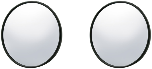 5" Black Smooth Mirror Head For 1947-1972 Chevrolet & GMC Truck (2pcs)