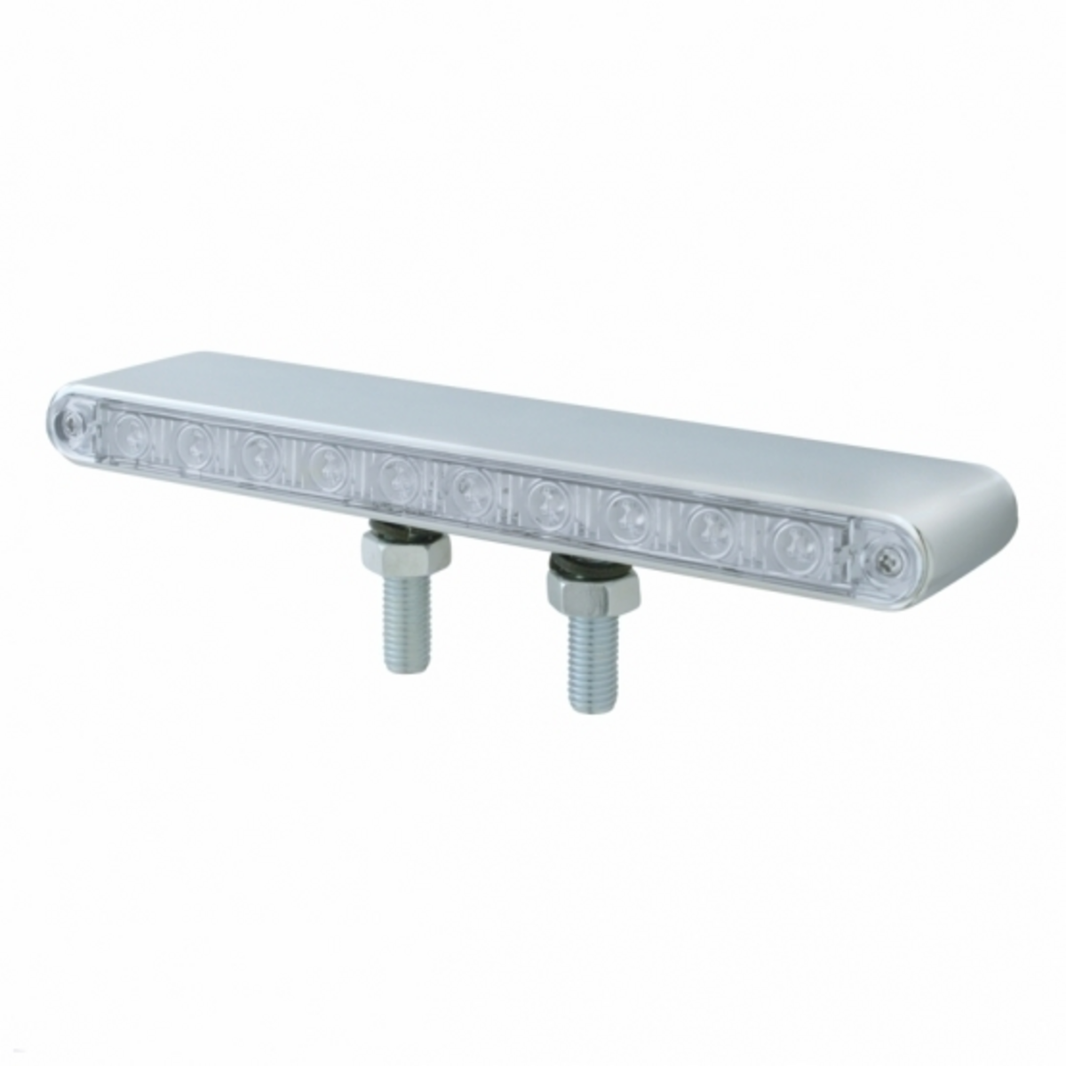 20 LED 9" Double Face Light Bar - Amber LED/Clear Lens