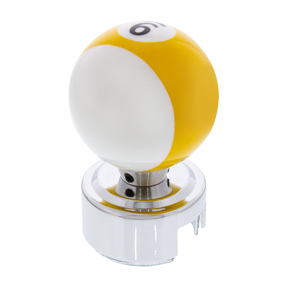 Number 9 Pool Ball Gearshift Knob For 13/15/18 Speed Eaton Style Shifters