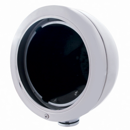 Stainless Steel "BULLET" Classic Headlight Housing - No Turn Signal