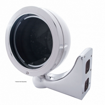 Stainless Steel "BULLET" Classic Headlight Housing - No Turn Signal