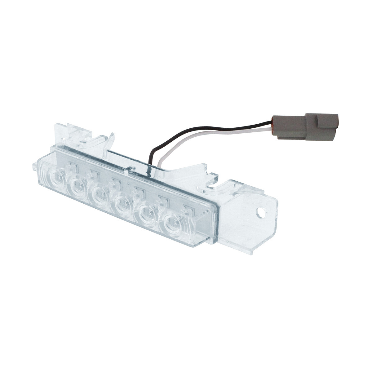 6 LED Exterior Visor Light For 1996-2024 Volvo VNL-Amber LED/Clear Lens