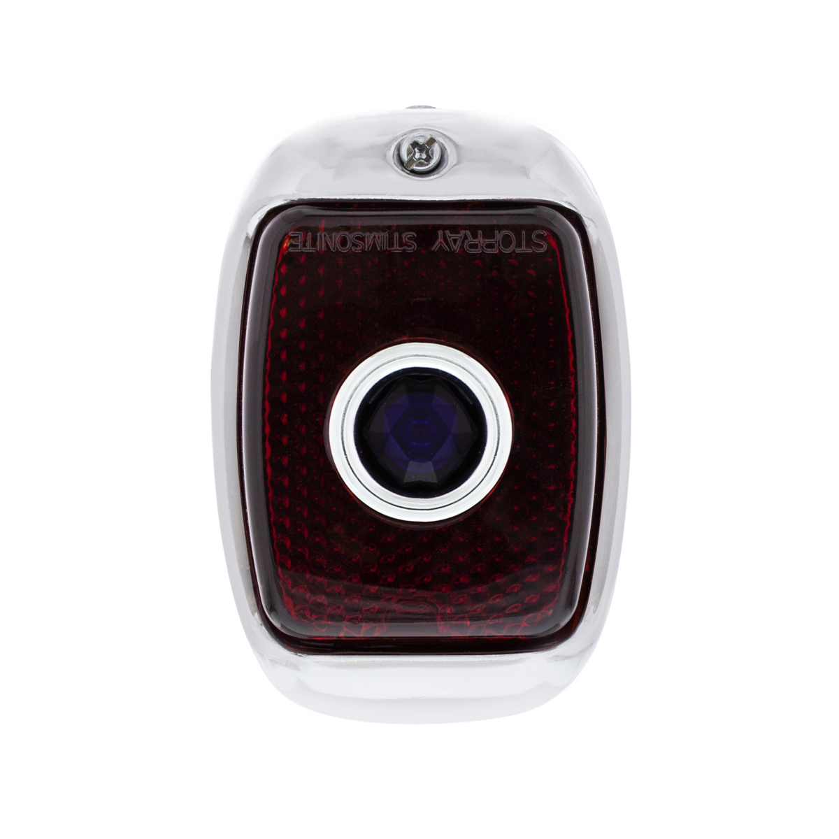 Tail Light Assembly With Black Housing & Blue Dot For 1940-53 Chevy & GMC Truck - R/H