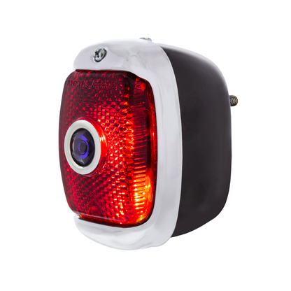 Tail Light Assembly With Black Housing & Blue Dot For 1940-53 Chevy & GMC Truck - R/H