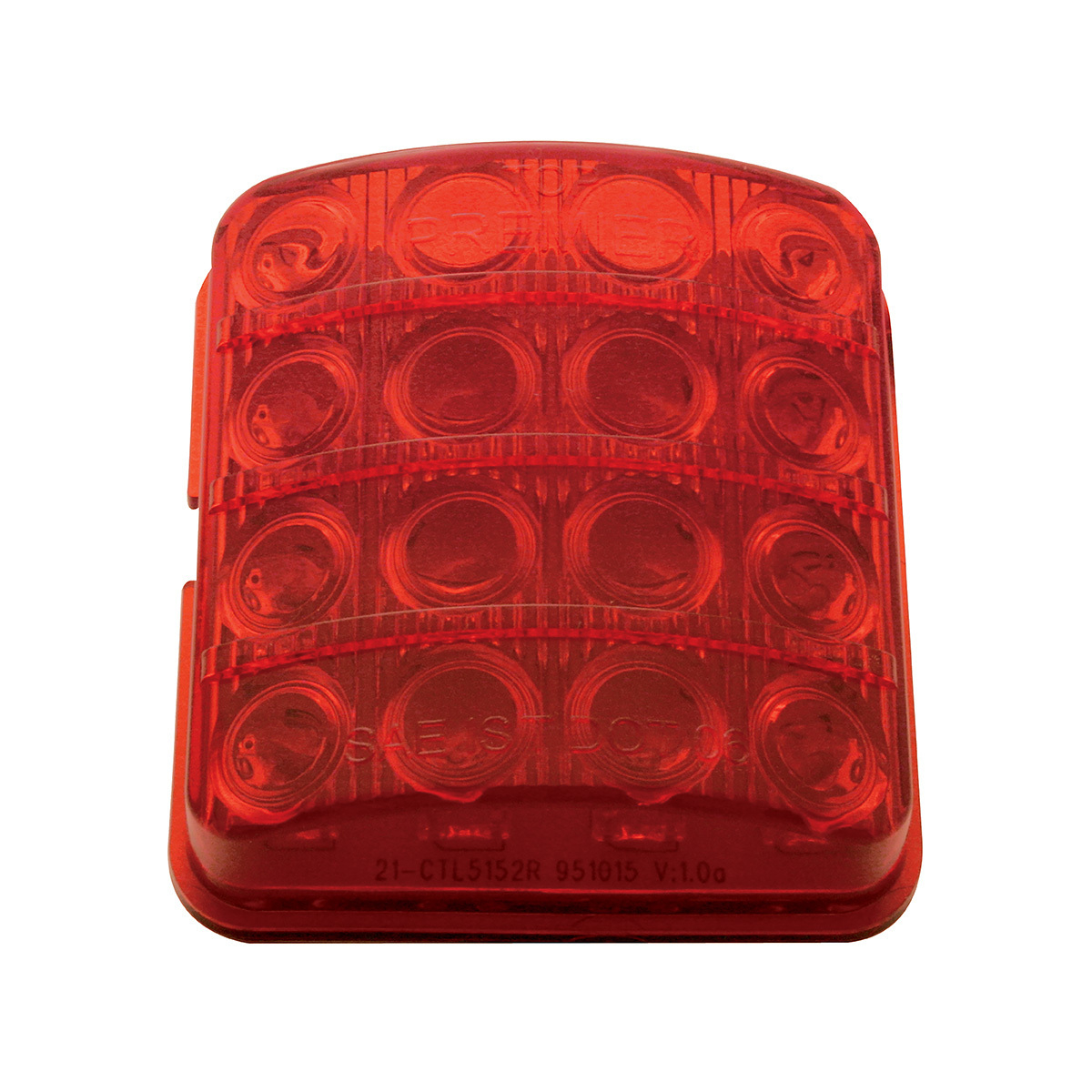 16 LED Tail Light For 1951-52 Chevy Passenger Car, Red Lens