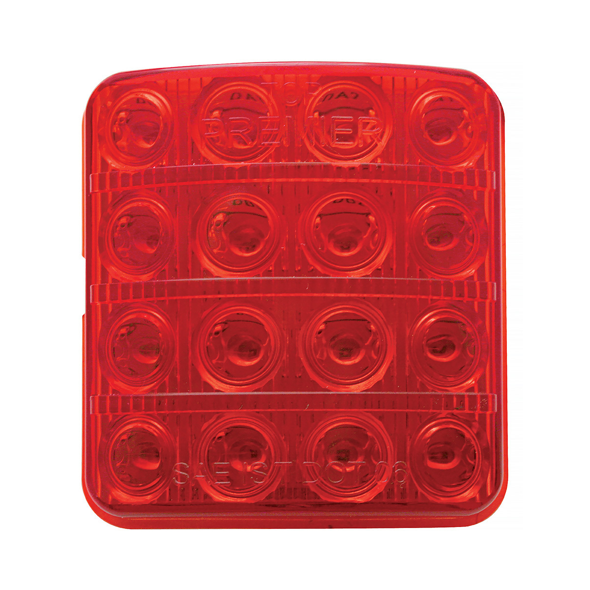 16 LED Tail Light For 1951-52 Chevy Passenger Car, Red Lens