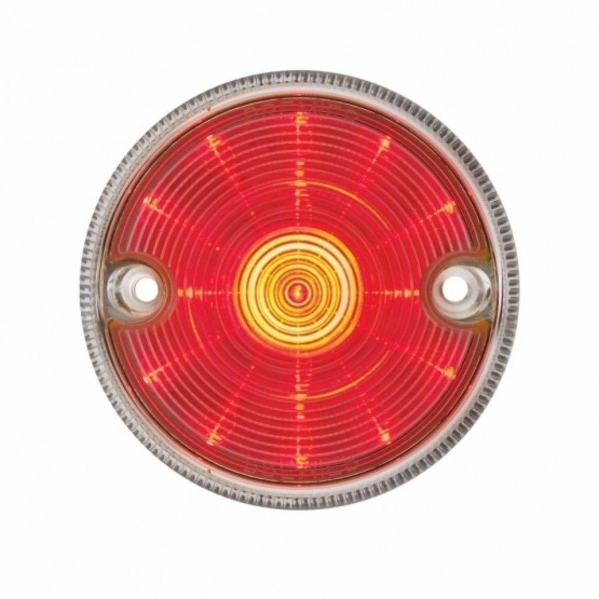 15 LED 3" Series 2 Light Only For Double Face Light Housing - Red LED/Clear Lens