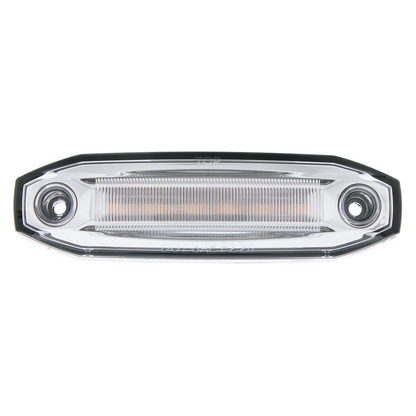 6 Amber LED Light (Clearance/Marker) With 6 White LED Side Ditch Light