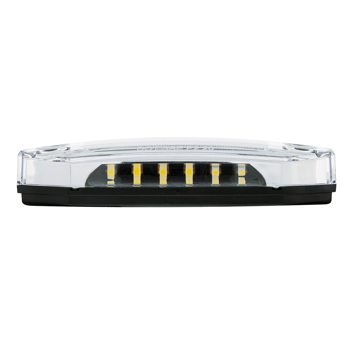 6 Amber LED Light (Clearance/Marker) With 6 White LED Side Ditch Light