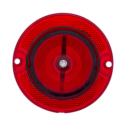 Tail Light Lens With Chrome Rim For 1963 Chevy Impala
