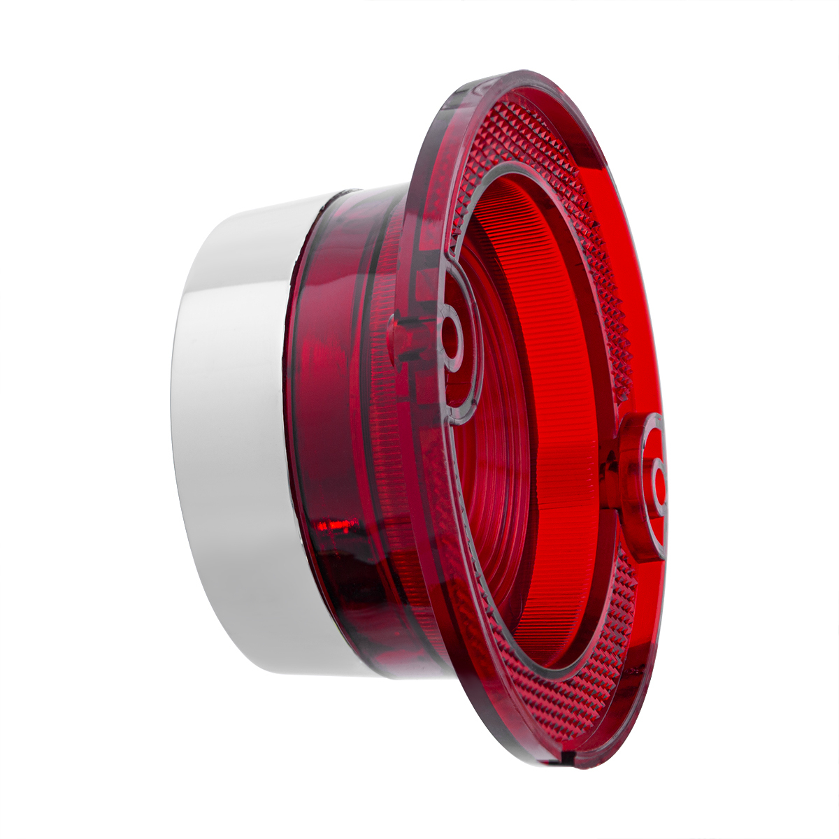 Tail Light Lens With Chrome Rim For 1963 Chevy Impala