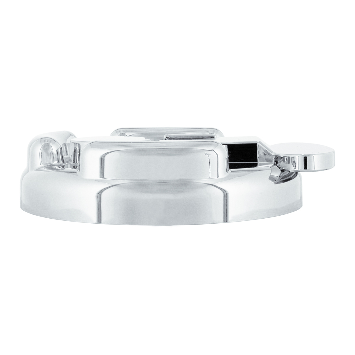 Chrome Plastic Fuel Cap Cover For Peterbilt - Locking