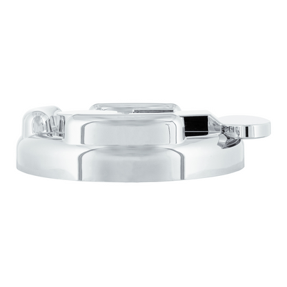 Chrome Plastic Fuel Cap Cover For Peterbilt - Locking