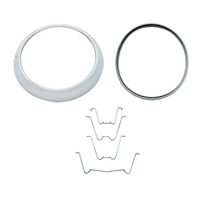 Headlight Rim Kit With Gaskets And Clips For 1947-54 Chevy Truck