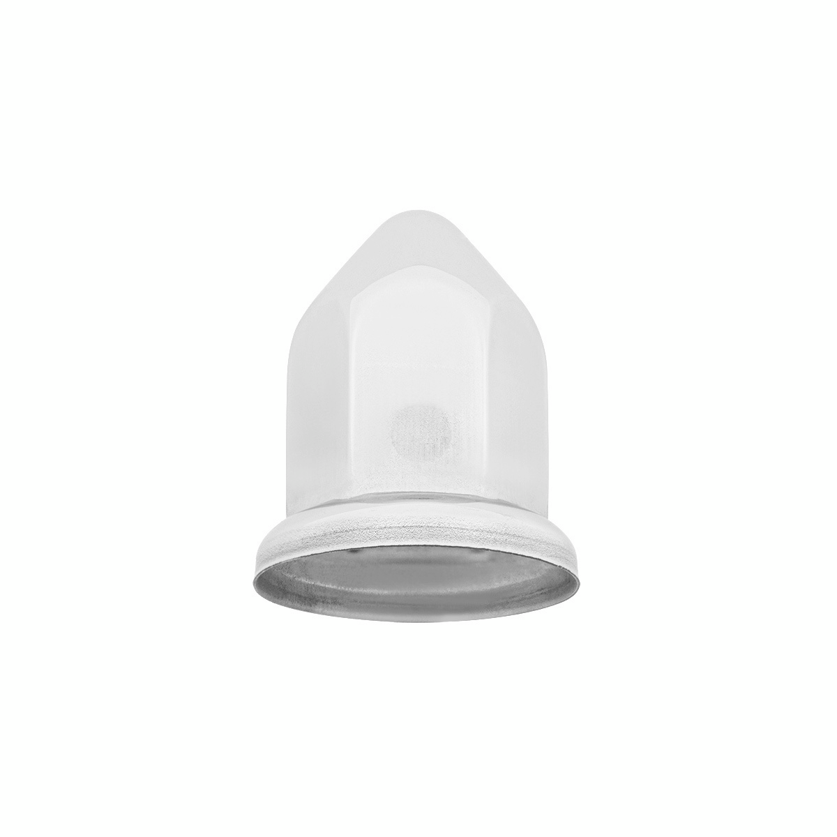 33mm X 2-3/8" Stainless Pointed Nut Cover With Flange