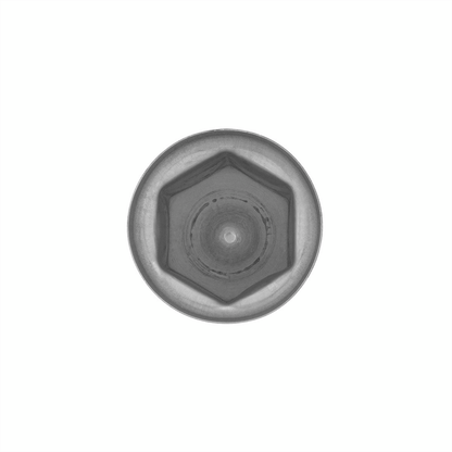 33mm X 2-3/8" Stainless Pointed Nut Cover With Flange