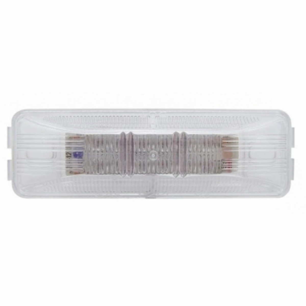 12 LED Rectangular Light (Clearance/Marker) - Amber LED/Clear Lens