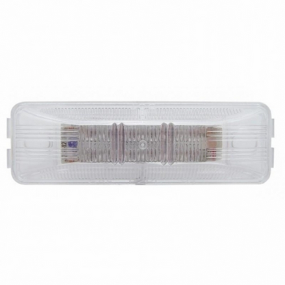12 LED Rectangular Light (Clearance/Marker) - Amber LED/Clear Lens