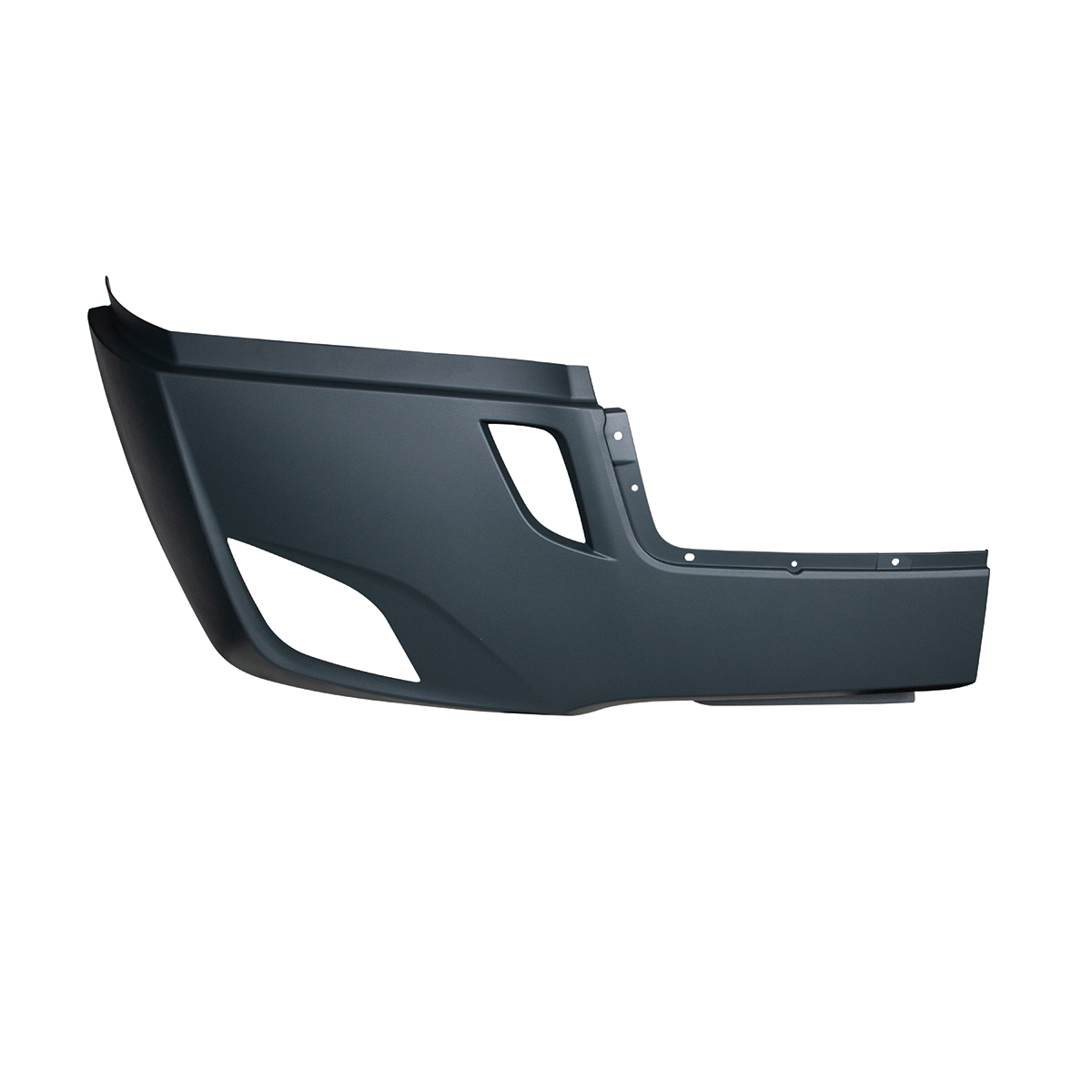 Bumper Cover With Fog Light Opening & Without Deflector Holes For 2018-2024 Freightliner Cascadia - Passenger