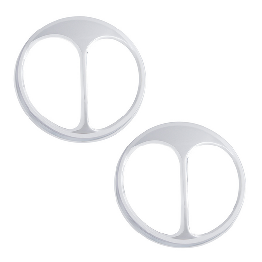 Chrome Cat's Eye Headlight Cover For 7" Headlight (Pair)