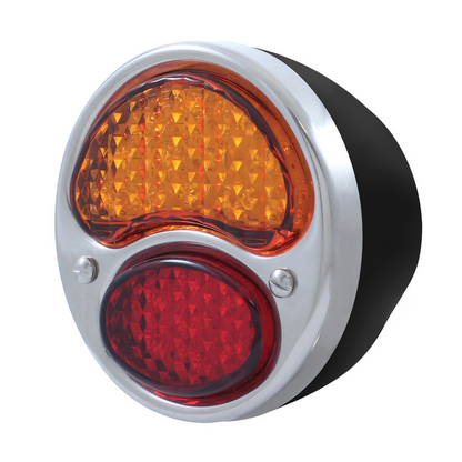 19 LED 12V Tail Light Assembly With Black Housing For 1928-31 Ford Model A - R/H