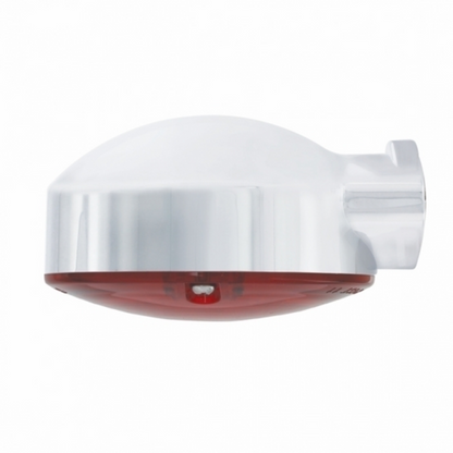 21 LED 3-1/4" Signal Light For Harley Motorcycle With Housing - Red LED/Red Lens