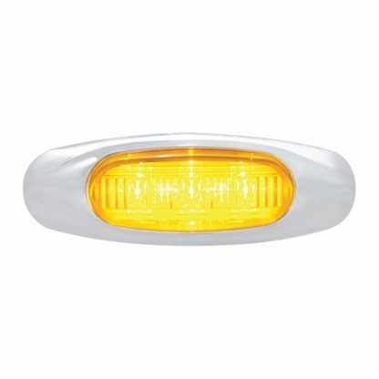 3 LED Light (Clearance/Marker) - Amber LED/Amber Lens