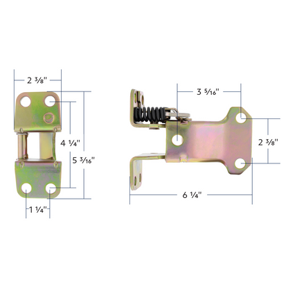 Steel Upper Door Hinge For 1985-1993 Isuzu NPR/NHR/NKR (Bulk)
