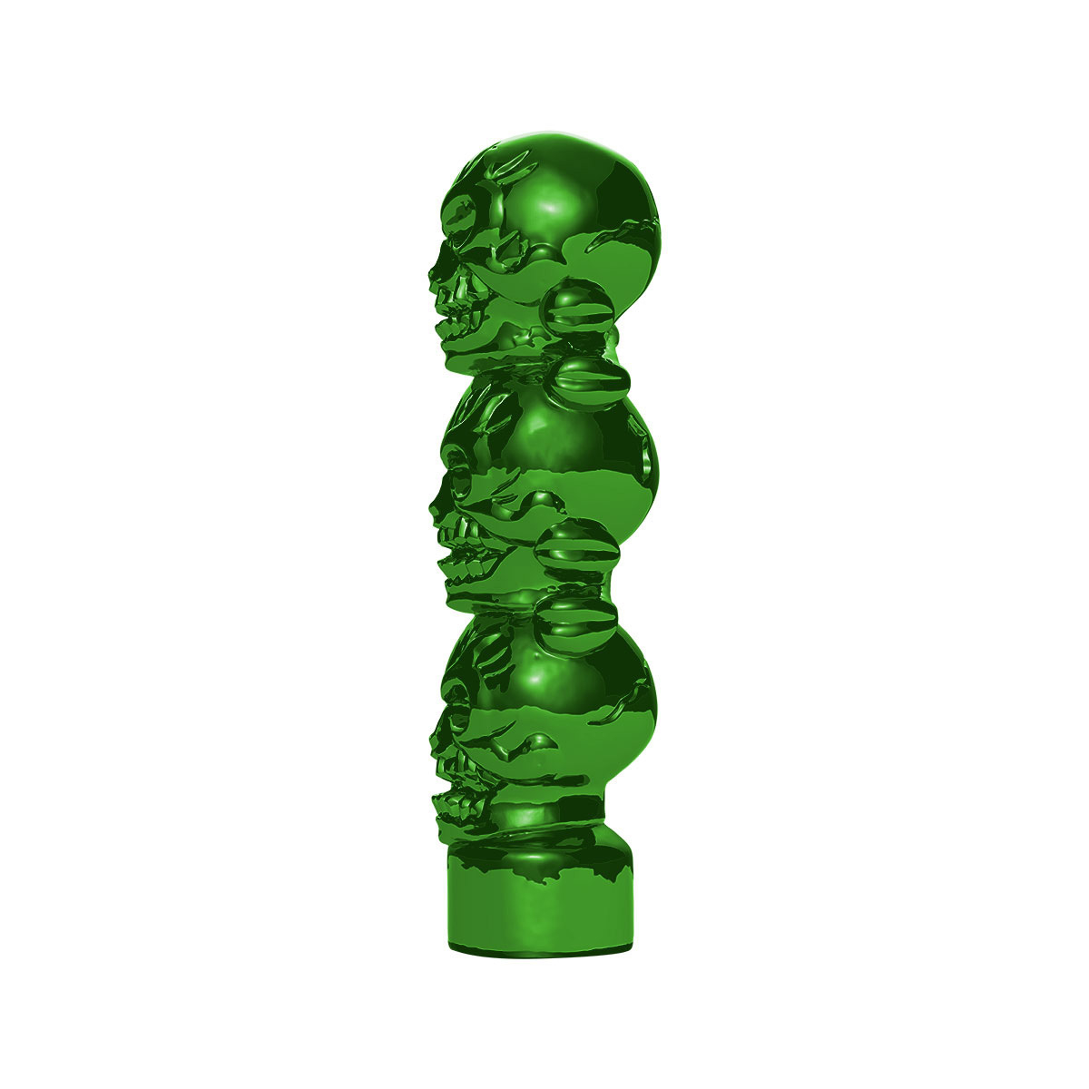 1/2"-13 Thread-On 3 Skull Candy Color Shift Knob-Emerald Green
