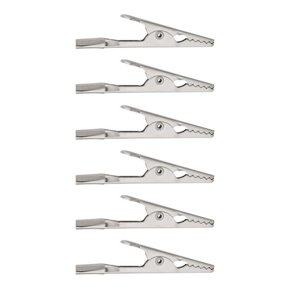 2" 10 Amp Alligator Test Clip, 6 Pcs.