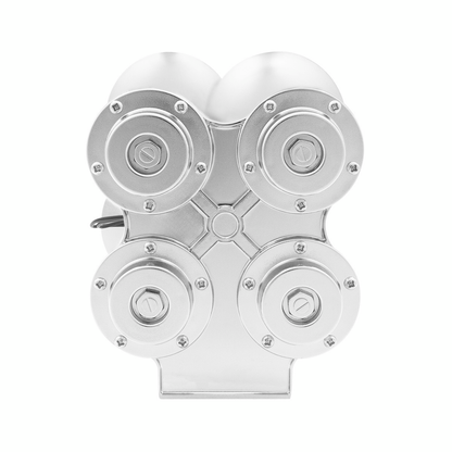 4 Trumpet Mini Train Horn-Chrome