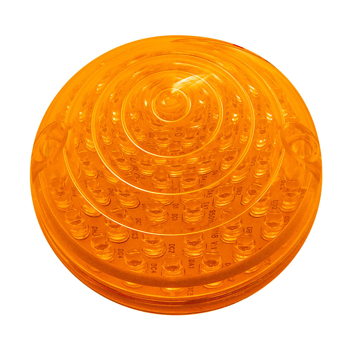 48 Amber LED Turn Signal And Parking Light For 1965-66 Ford Mustang, Amber Lens
