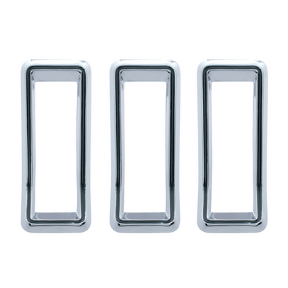 Tail Light Bezels Set For 1968 Ford Mustang (3/Set)