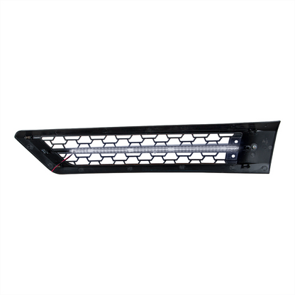 Hood Air Intake Grille With White LED For 2018-2024 Freightliner Cascadia 126 - Passenger
