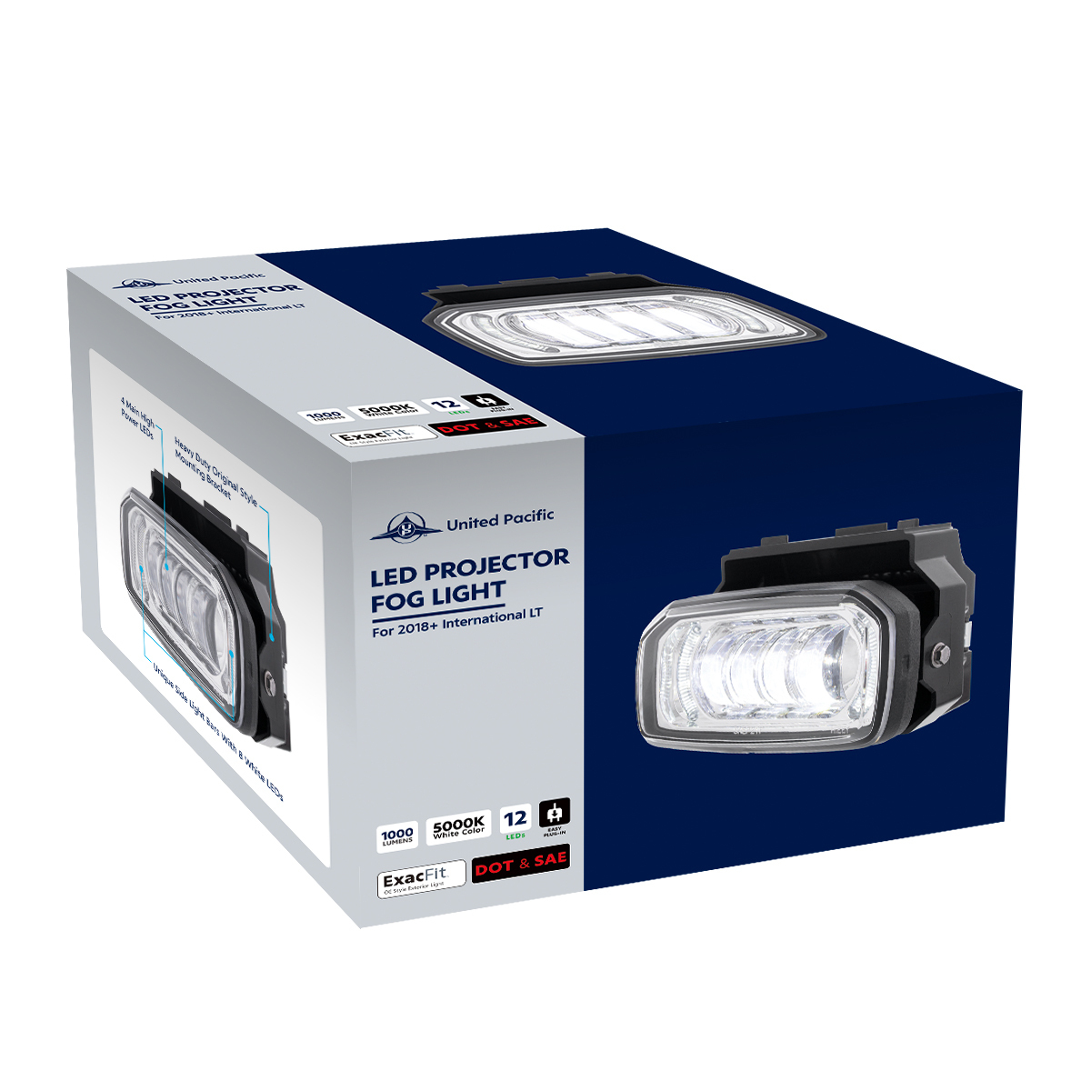 12 LED Projector Fog Light For 2018-2026 International LT