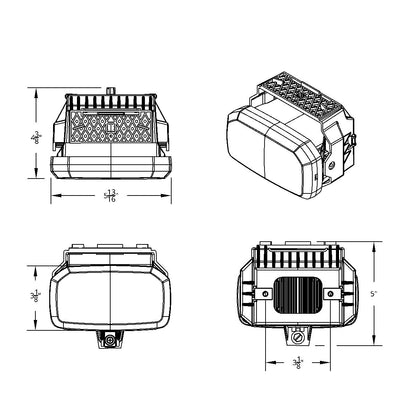 12 LED Projector Fog Light For 2018-2026 International LT